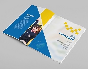 英语教育企业画册设计-英语培训机构宣传册设计
