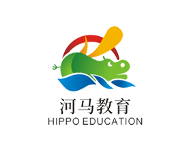 【河马教育】教育LOGO设计图片欣赏,教育logo设计理念